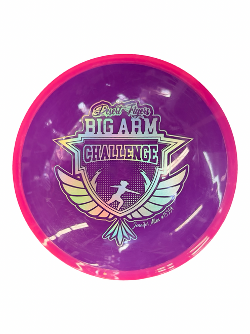 Vist Large View of Product Image Which is Used Discmania X-OUT Disc Golf Mid Range Yellow