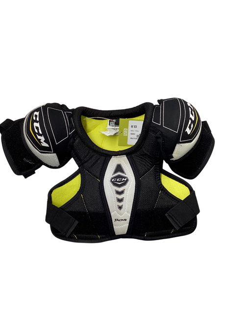 Vist Large View of Product Image Which is Used CCM TACKS Junior Shoulder Pads MD