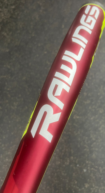 Vist Large View of Product Image Which is Used Rawlings VELO BB/SB High School -3 Bat 31"