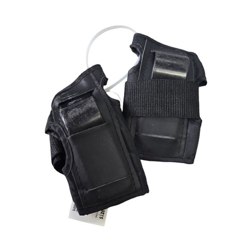 Vist Large View of Product Image Which is Used WIPEOUT WRIST GUARDS YOUTH MD Inline Wrist Guards Black MD