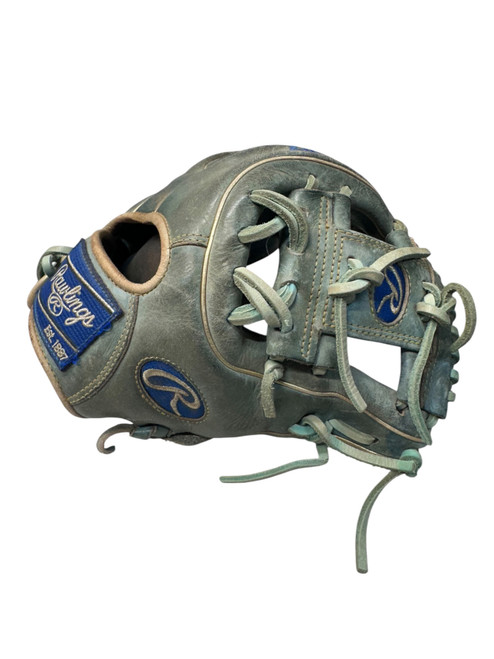 Vist Large View of Product Image Which is Used Rawlings PROR312U-2R BB/SB Glove RH Throw Royal Blue 11 1/4"