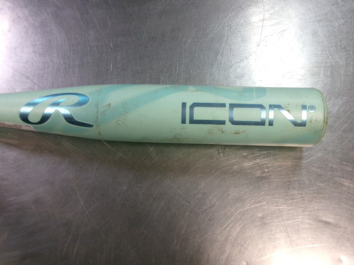 Vist Large View of Product Image Which is Used Rawlings 2026 ICON BB/SB USSSA 2 3/4 Bat 31"