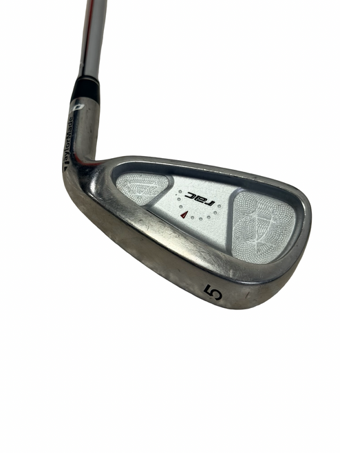 Vist Large View of Product Image Which is Used Taylormade RAC OS Mens Individual Iron RH 5 Iron 38" w/ S-Flex Shaft