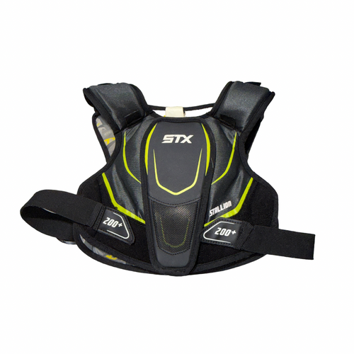 Vist Large View of Product Image Which is Used STX STALLION 200 + Lacrosse Shoulder Pads Black MD