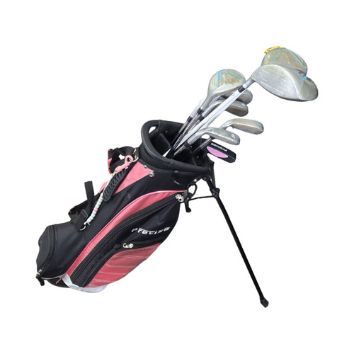 Vist Large View of Product Image Which is Used Wilson TOUR VELOCITY GIRLS JR GOLF SET Jr Package Set RH Grey 9 Piece