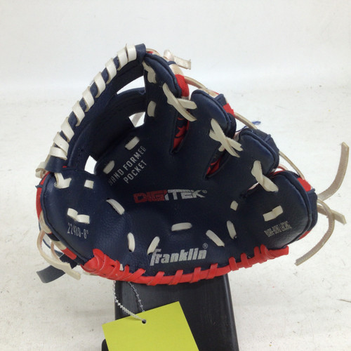 Vist Large View of Product Image Which is Used Franklin DIGITEK 8 IN RHT T-BALL GLOVE BB/SB Glove T-ball Navy Blue 8"