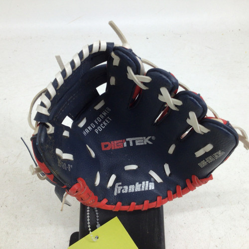 Vist Large View of Product Image Which is Used Franklin DIGITEK 8 IN RHT T-BALL GLOVE BB/SB Glove T-ball Navy Blue 8"