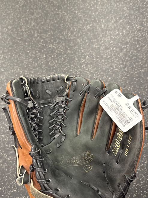 Vist Large View of Product Image Which is Used Nike 1175 PRO GOLD BB/SB Glove RH Throw Black 11 3/4"
