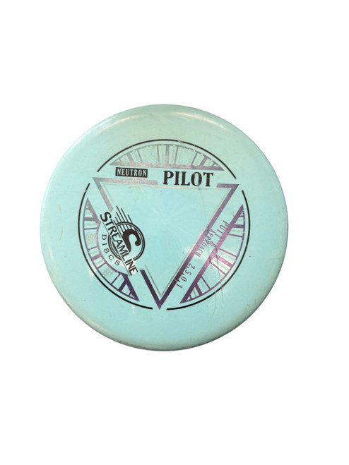 Vist Large View of Product Image Which is 170g Used Streamline PILOT Disc Golf Putter Sky Blue 170g