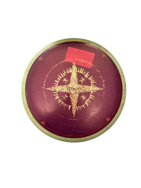 Vist Large View of Product Image Which is 179g Used Innova ATLAS Disc Golf Mid Range Magenta 179g