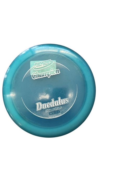Vist Large View of Product Image Which is 172g Used Innova CHAMPION DAEDALUS Disc Golf Driver Teal 172g
