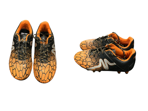 Vist Large View of Product Image Which is Used Mitre Soccer Cleats Orange Junior 02