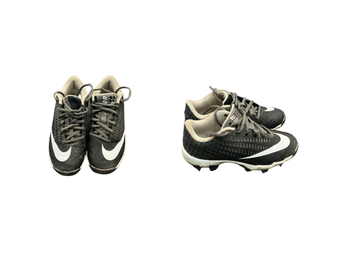 Vist Large View of Product Image Which is Used Nike VAPOR BB/SB Cleats Black Junior 01