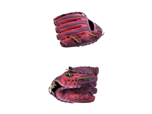 Vist Large View of Product Image Which is Used Rawlings PLAYERS SERIES BB/SB Glove T-ball Pink 9"