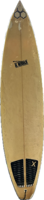 Vist Large View of Product Image Which is Used Al Merrick SHAPES DESIGNS Surfboard White 7Ft
