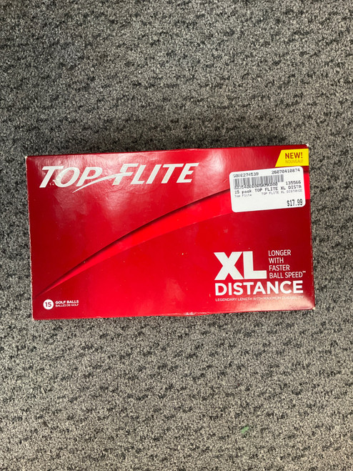 Vist Large View of Product Image Which is Used Top Flite TOP FLITE XL DISTANCE 15 Pack - Golf Balls
