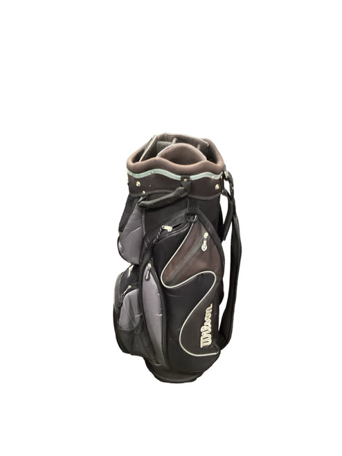 Vist Large View of Product Image Which is Used Wilson 7 WAY CART BAG Mens Cart Bag Black