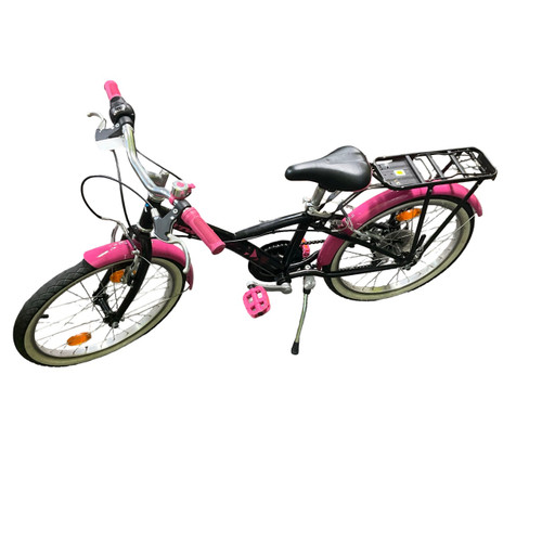 Vist Large View of Product Image Which is Used BTWIN ORIGINAL 500 Cruiser Bike Girls Pink 20"
