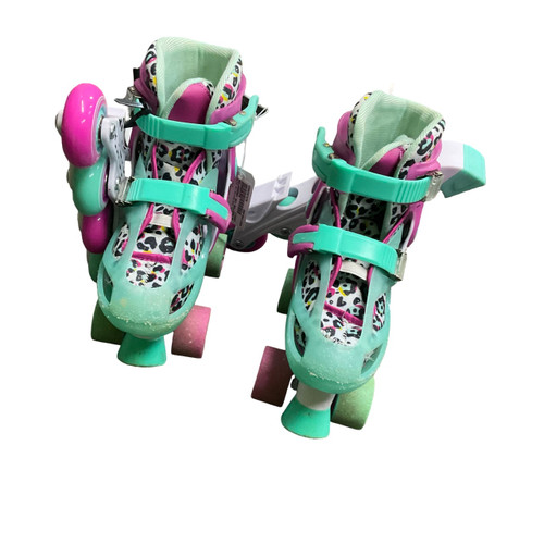Vist Large View of Product Image Which is Used RollerDerby ADJ ROLLERBLADES INLINE/QUADS Junior Rec Fitness Skates Pink Adjustable
