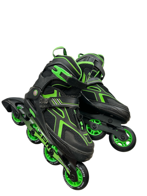 Vist Large View of Product Image Which is Used 2PM SPORTS ADJ 4-7 Junior Rec Fitness Skates Black Adjustable