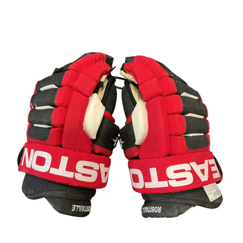 Vist Large View of Product Image Which is Used Easton PRO STOCK GLOVES Senior Gloves Red 14"