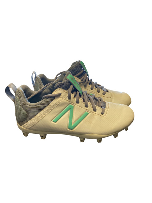 Vist Large View of Product Image Which is Used New Balance LAX Cleats Boys White Junior 06