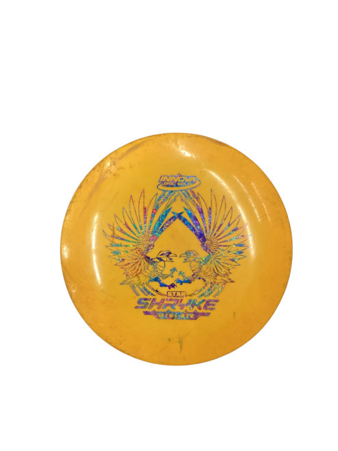 Vist Large View of Product Image Which is Used Innova SHRYKE Disc Golf Driver Yellow