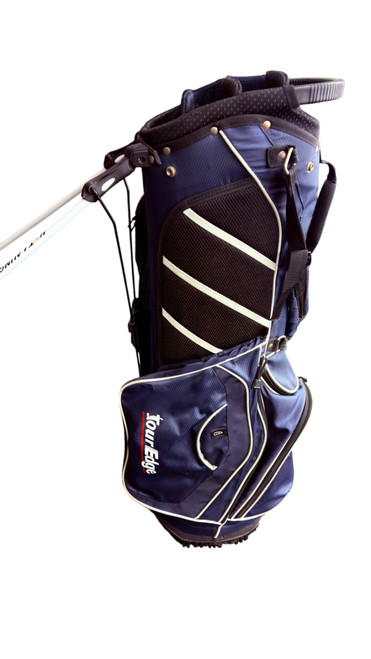 Vist Large View of Product Image Which is Used Tour Edge BLUE HOT LAUNCH Mens Stand Bag Navy Blue
