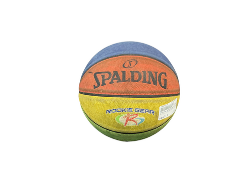 Vist Large View of Product Image Which is Used Spalding ROOKIE GEAR SIZE 5 Basketball Youth Outdoor 27 1/2"