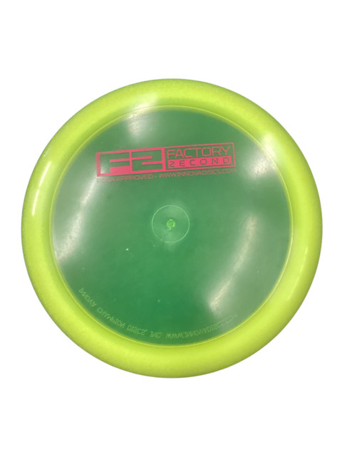 Vist Large View of Product Image Which is Used Innova F2 CHAMPION DISC Disc Golf Driver Yellow