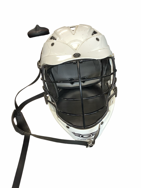 Vist Large View of Product Image Which is Used Cascade CPXR Lacrosse Helmet White MD