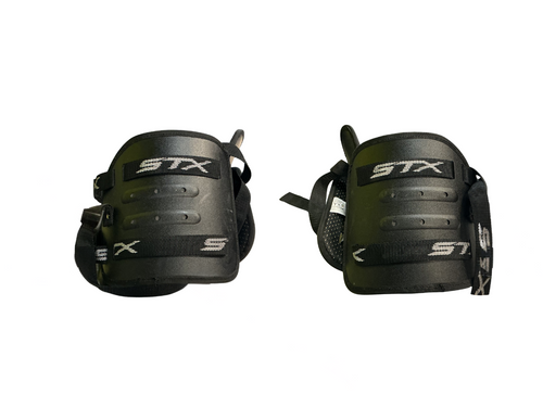 Vist Large View of Product Image Which is Used STX YOUTH RIB PAD Lacrosse Rib Pads Black XS