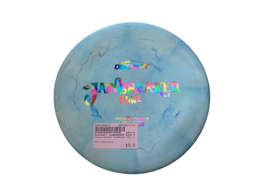 Vist Large View of Product Image Which is Used Discraft DISCRAFT JAWBREAKER ZONE PUTT APPROACH Disc Golf Putter Royal Blue