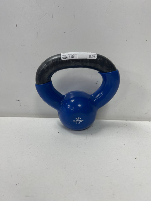 Vist Large View of Product Image Which is Used ELEMENT 5LBS Kettle Dumbbell (Each) Royal Blue 5 lb