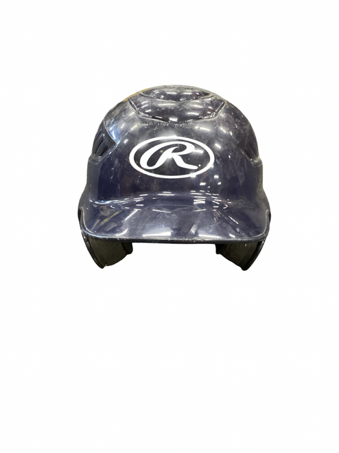 Vist Large View of Product Image Which is Used Rawlings CFTBH-R1 Batting Helmet No Mask Navy Blue SM