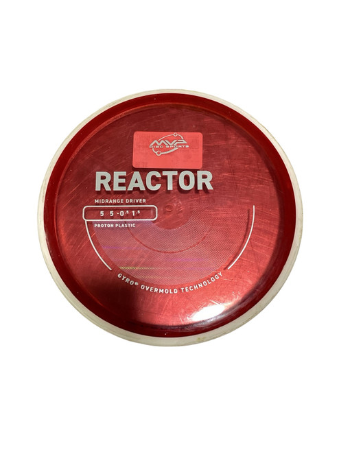 Vist Large View of Product Image Which is Used MVP PROTON REACTOR Disc Golf Mid Range Red