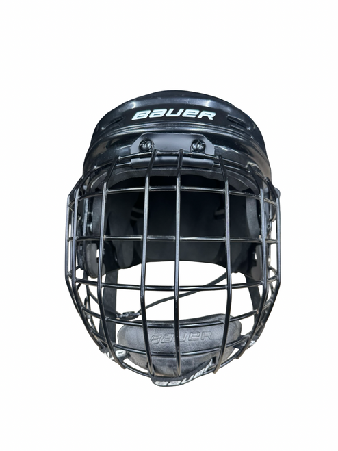 Vist Large View of Product Image Which is Used Bauer BHH550 Helmet Cage Combo Black MD
