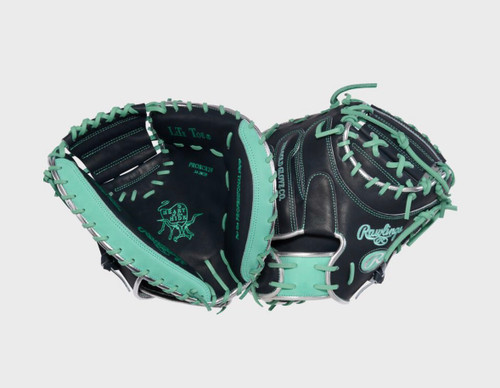 Vist Large View of Product Image Which is New HOH BASEBALL 34IN CATCHER MITT NAVY/TEAL