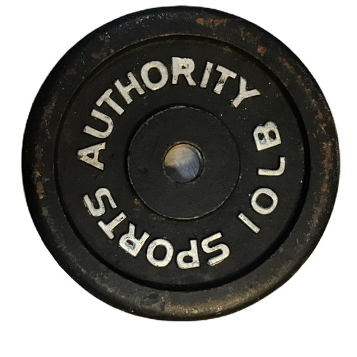 Vist Large View of Product Image Which is Used Sports Authority Standard Plate (Each) 10 lb 4.5 Kg