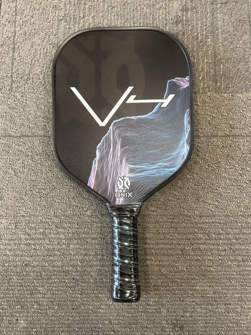 Vist Large View of Product Image Which is Used Onix V4 Pickleball Racquet Black