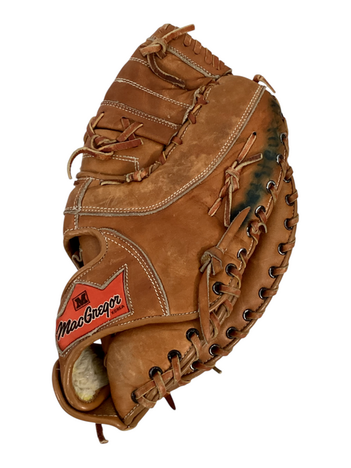 Vist Large View of Product Image Which is Used MacGregor BIG DIPPER Baseball/Softball Catchers Right Hand Throw Brown 28"