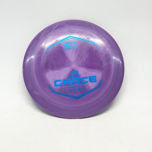 Vist Large View of Product Image Which is Used Latitude 64 ROYAL GRAND GRACE Disc Golf Driver Purple 173g