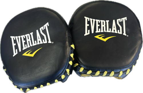 Vist Large View of Product Image Which is Used Everlast PAIR Boxing Pads Black