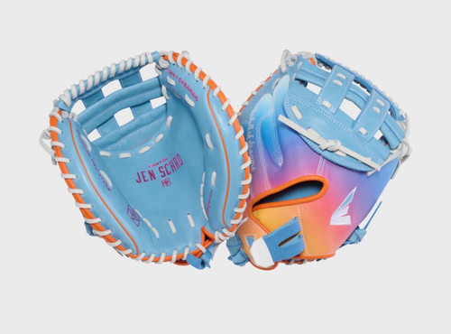 Vist Large View of Product Image Which is New EASTON JEN SCHRO MY WHY "DREAM BIG" 33-INCH LHT FASTPITCH CATCHER'S MITT