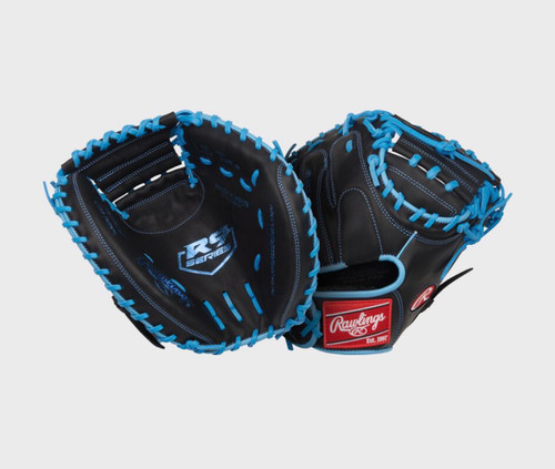 Vist Large View of Product Image Which is New R9 SERIES32.5 IN RHT CATCHER MITT BLACK/COLUMBIA