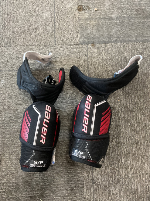 Vist Large View of Product Image Which is Used Bauer NSX Junior Elbow Pads SM