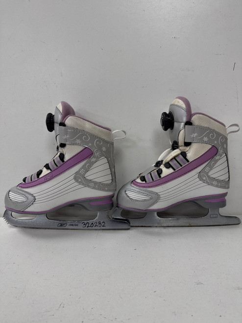 Vist Large View of Product Image Which is Used Reebok BOA Girls Figure Skate White Junior 01