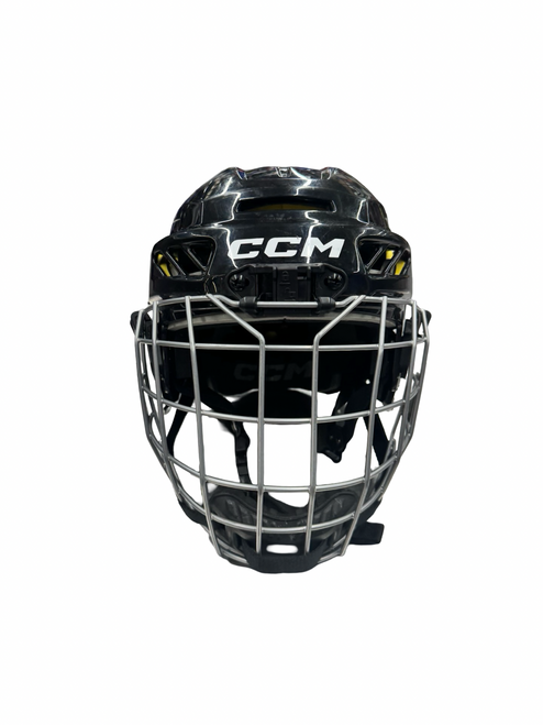 Vist Large View of Product Image Which is Used CCM XT Helmet Cage Combo Black XS