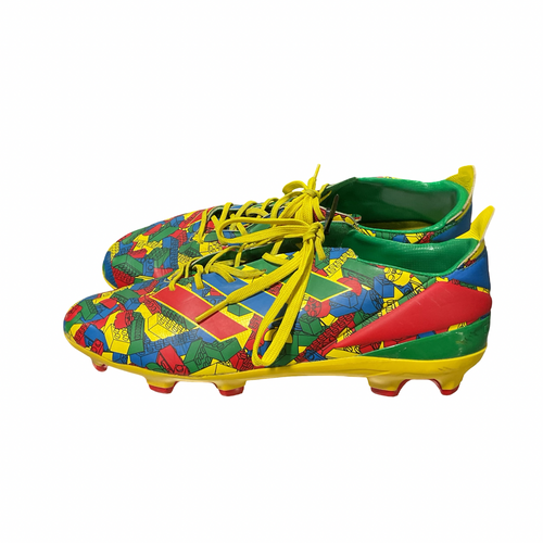 Vist Large View of Product Image Which is Used Adidas Soccer Cleats Green Senior 6