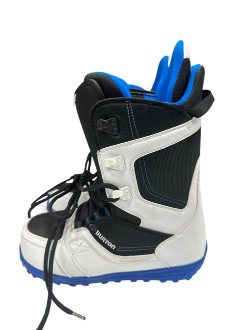 Vist Large View of Product Image Which is Used Burton PHANTOM Mens Snowboard Boots White Senior 10.5